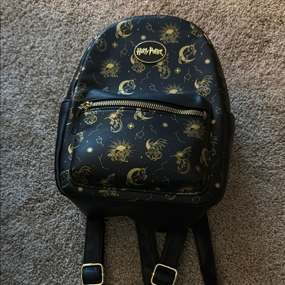 Harry Potter Black and Gold Backpack